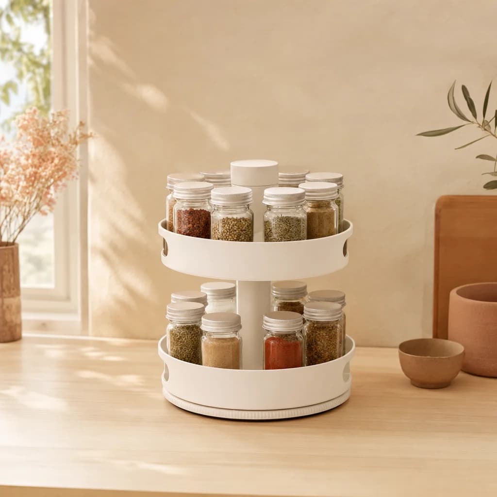 Rotating kitchen organizer product photo