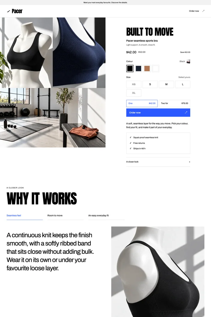Activewear Drop