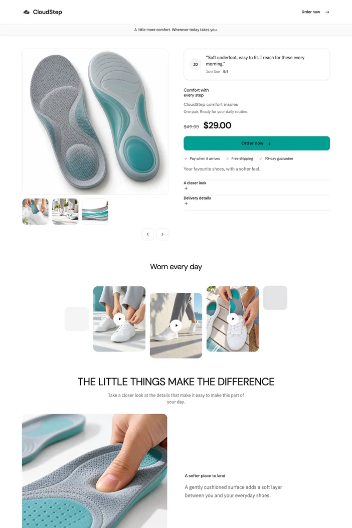 Cash on Delivery · Long-form Wellness