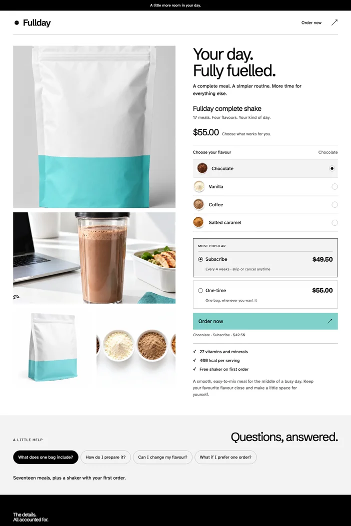Nutrition Shake