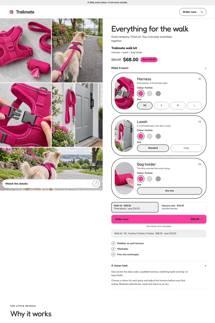 Pet Walk Kit